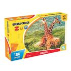 Quebra Cabeça 108 peças Zoo Girafas 0277