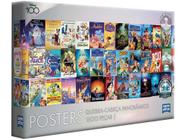 Quebra-cabeça 1500 Peças Disney Game Office - Disney 100 Posters Toyster Brinquedos