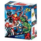 Quebra-Cabeça 200 Peças 3D Os Vingadores Zipper Box Br1313 - Multikids