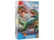 Quebra-cabeça 200 Peças Puzzle Batalha dos - Dinossauros Grow