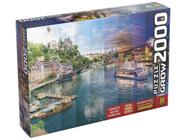 Quebra-cabeça 2000 Peças Paisagem Puzzles Adultos - Dia e Noite Grow