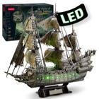 Quebra-cabeça 3D CubicFun Green LED Flying Dutchman 360 unidades