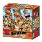 Quebra Cabeça 3D Dino Selfie Com 100 Peças Multikids Br10523