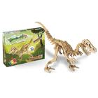 Quebra-Cabeça 3D, DINOSSAURO TIRANOSSAURO REX Edição Especial de 1 metro  55 peças em MDF - DINOBRINQUE # Todos os Modelos de Quebra-Cabeça 3D  Dinobrinque