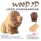 Quebra cabeça 3d leão madagascar decoração ornamento enfeite - INDÚSTRIA FENIX