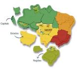 Quebra Cabeça 3D Mapa Do Brasil - Plástico - Elka
