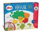 Quebra Cabeça 3d Mapa Do Brasil - Plástico - Elka