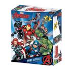 Quebra-Cabeça 3D Os Vingadores Zipper Box 200 Peças Multilaser - BR1313