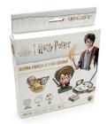 Quebra cabeca 3d para colorir harry potter kit c/ 11 pecas + 8 cores de guache + 2 pinceis 91677