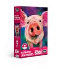 Quebra-cabeça 500 pçs nano Retratos Animais Porco - Toyster
