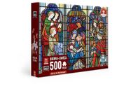 Quebra-Cabeça 500 Peças Arte Sacra Vitral da Natividade - Toyster