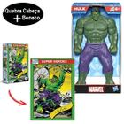 Quebra-cabeça 500 peças Hulk e Boneco de 25cm Hasbro E7825