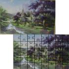 Quebra-Cabeça 500 Peças Jogsaw Puzzle Casa,Fonte Agua - Jigsaw Puzzle