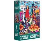 Quebra-cabeça 500 Peças Postais do Brasil - Game Office Festas Típicas Toyster
