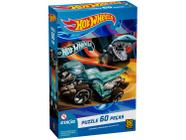 Quebra-cabeça 60 Peças Puzzle Infantil Hot Wheels