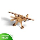 Quebra Cabeça Brinquedo 3D Madeira MDF Avião Cesnna + NF