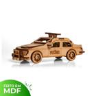 Quebra Cabeça Brinquedo 3D Madeira MDF Carro de Policia + NF