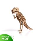 Quebra Cabeça Brinquedo 3D Madeira MDF Dinossauro Rex + NF