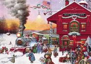 Quebra-cabeça Buffalo Games Charles Wysocki Whistle Stop