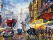 Quebra-cabeça Ceaco Thomas Kinkade DC Comics Liga da Justiça