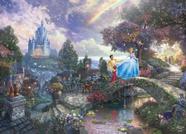 Quebra-cabeça Ceaco Thomas Kinkade Disney Cinderella 1000 unidades