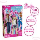 Quebra Cabeça Com Imagem Boneca Barbie 150 Peças De Encaixe