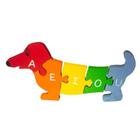 Quebra-cabeça com vogais e números Cachorro - FABRIKA