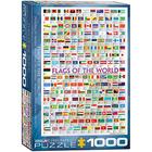 Quebra-cabeça de Bandeiras do Mundo (1000 Peças) (6000-0128) EuroGraphics