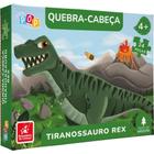 QUEBRA-CABEÇA de Madeira Tiranossauro REX 24 Peças - Brinc Crianca