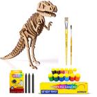 Quebra-cabeça Dinossauro Rex +12 Tinta Guache E Giz Marcação