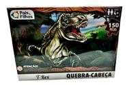 Quebra Cabeça Dinossauro T-Rex Pais & Filhos 150 Peças