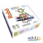 Quebra-cabeça Edulig Puzzle 3D Robô - 93 peças e conexões - 6 cores - Edulig