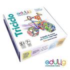 Quebra-cabeça Edulig Puzzle 3D Triciclo - 121 peças e conexões - 6 cores - Edulig