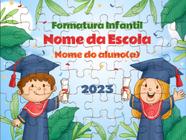 Quebra-cabeça Escola Formandos Formatura Infantil Alunos