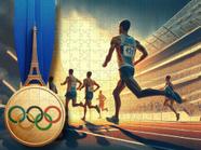 Quebra-cabeça Esportes Olimpicos Atletismo de 300 peças em mdf