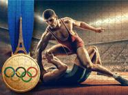 Quebra-cabeça Esportes Olimpicos Luta Greco Romana de 300 peças em mdf