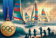 Quebra-cabeça Esportes Olimpicos Vela de 500 peças em mdf