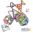 Quebra-cabeça geométrico Edulig Puzzle 3D Triciclo- 121 peças e conexões