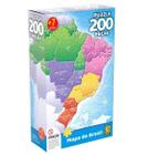 Quebra Cabeca Grow 200 Peças Mapa Do Brasil - 0393