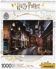 Quebra-Cabeça Harry Potter Beco Diagonal (1000 Peças) - Licenciado Oficial - Encaixe Preciso - Sem Brilho