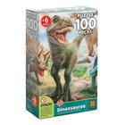 Quebra Cabeça Infantil Dinossauros 100 Peças Grow