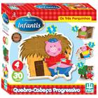 Quebra-Cabeça Infantil Nig Brinquedos 3 Porquinhos 30 Peças