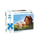 Quebra Cabeca Infantil Os Tres Porquinhos Puzzle 24 Pecas Pais E Filhos