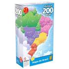 Quebra Cabeça Mapa do Brasil 200 Peças - Grow 3936