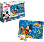 Quebra-cabeça Mickey Disney Com 60 Peças Pedagógico Infantil