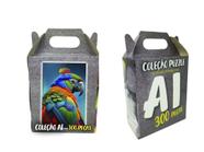 Quebra-Cabeça Pássaro Colorido 300 peças Coleção AI - Coleção TEA e Amor