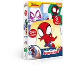 Quebra Cabeça Progressivo Homem Aranha (2,3,4 Peças) Toyster - 8069