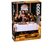 Quebra Cabeça Puzzle 1000 peças Santa Ceia Religioso - GROW