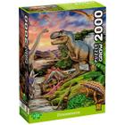 Quebra Cabeça Puzzle 2000 Peças Dinossauros 04266 Grow