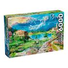 Quebra Cabeça Puzzle 6000 Peças Alpes Italianos Grow